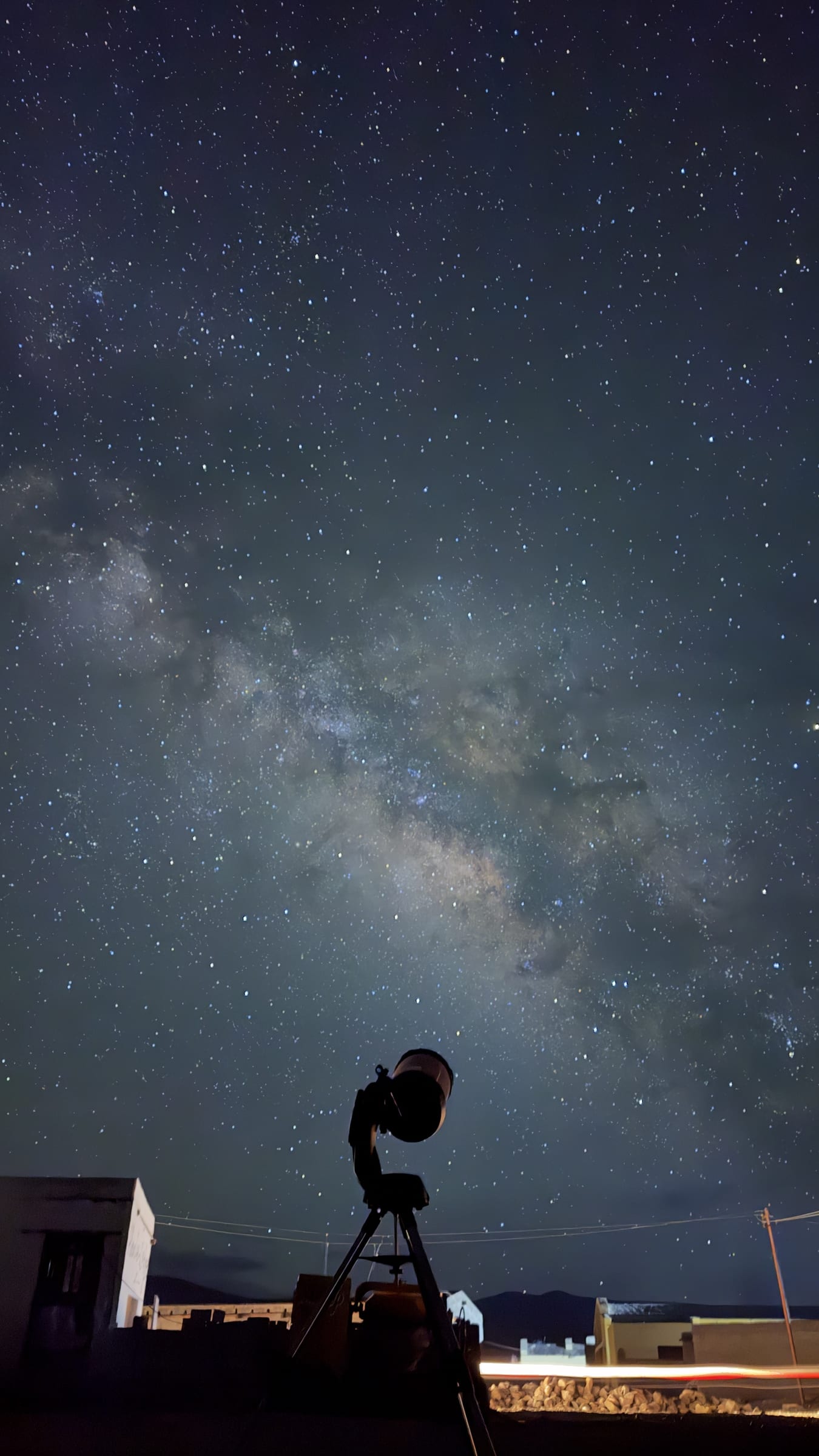 The night sky over Hanle